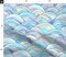 Watercolor Waves Sea Serpent Mythical Fantasy Dragon Pale Blue Lilac Custom Printed Fabric by Spoonflower Various Fabrics by the Yard or Fat Quarter